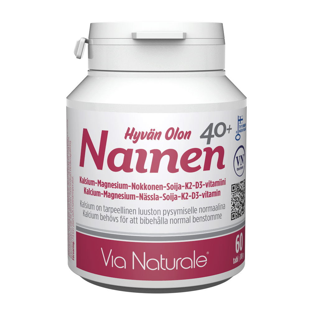 Hyvän Olon Nainen 40+-Via Naturale-Hyvinvoinnin Tavaratalo
