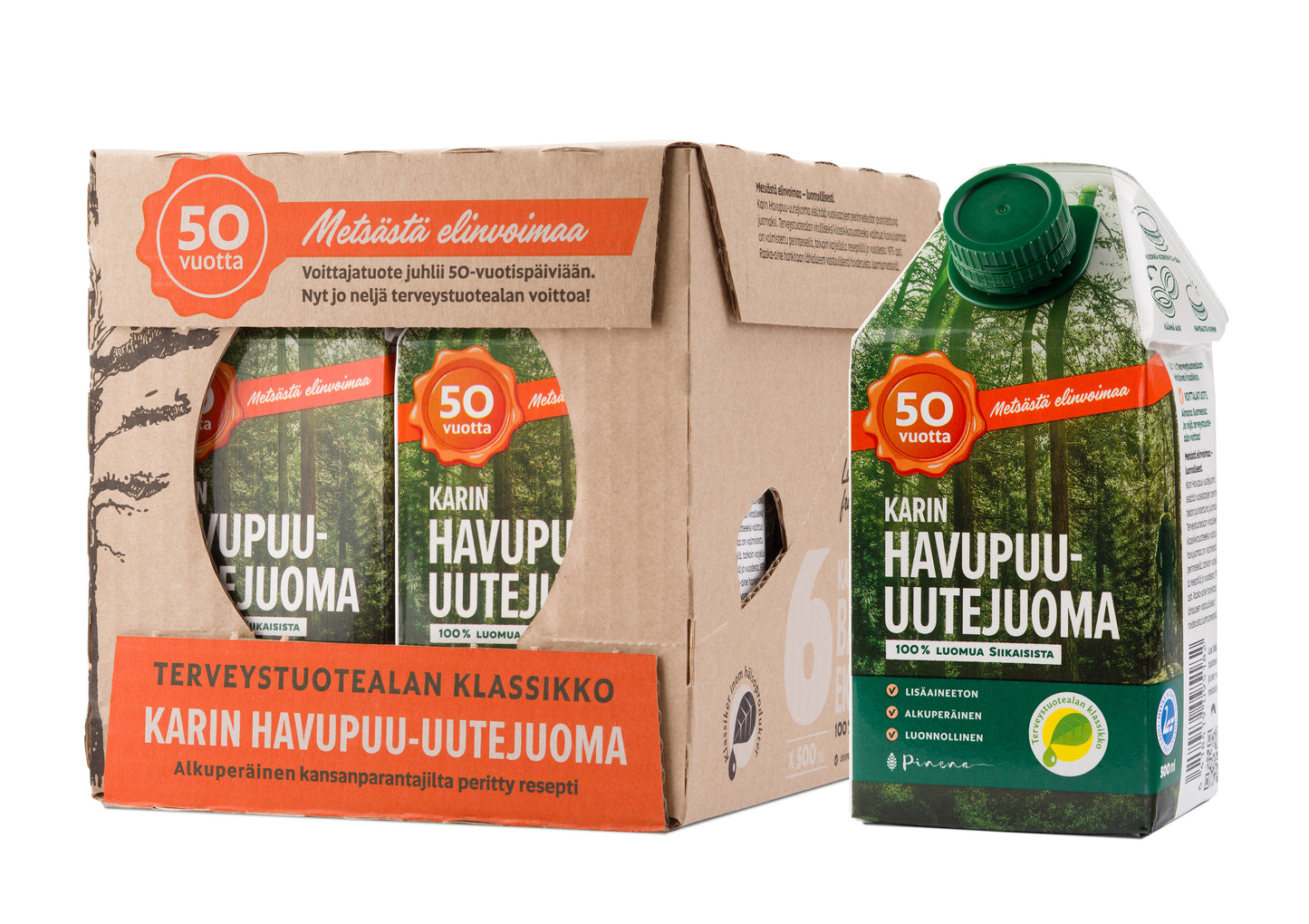 Karin Havupuu-uutejuoma 6-pack-Karin Havupuu-Hyvinvoinnin Tavaratalo