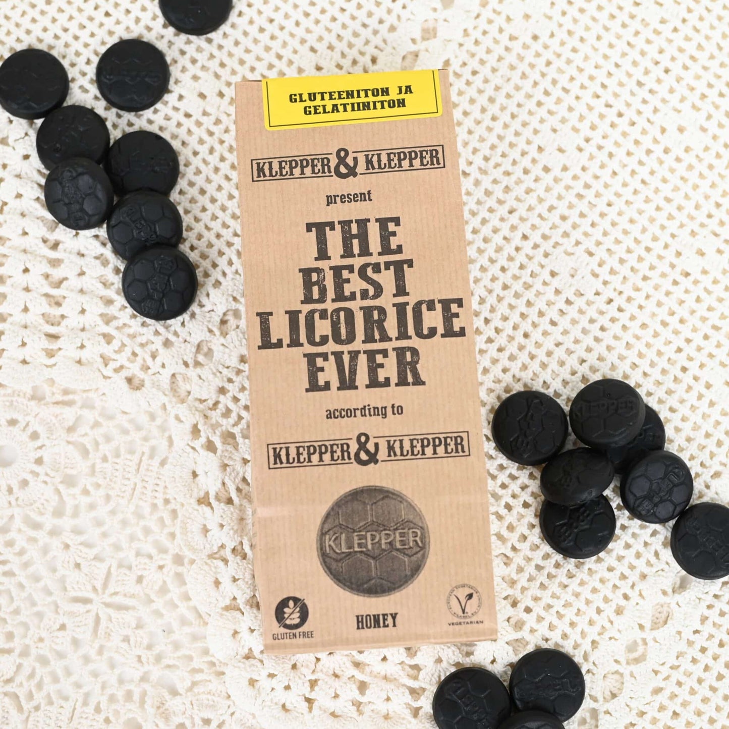 Klepper & Klepper Gluteeniton Lakritsi Honey
