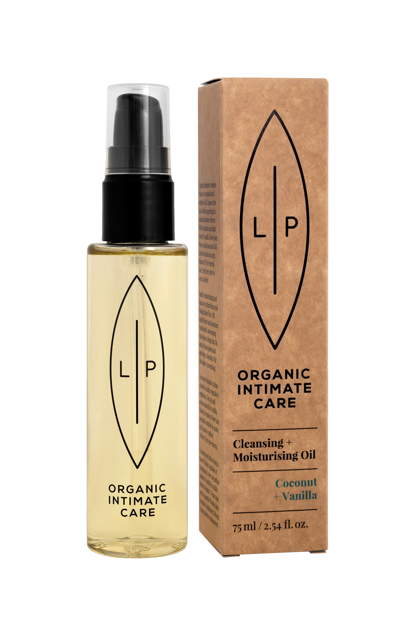LIP Puhdistus- & Kosteutusöljy Kookos + Vanilja-Lip Intimate Care-Hyvinvoinnin Tavaratalo