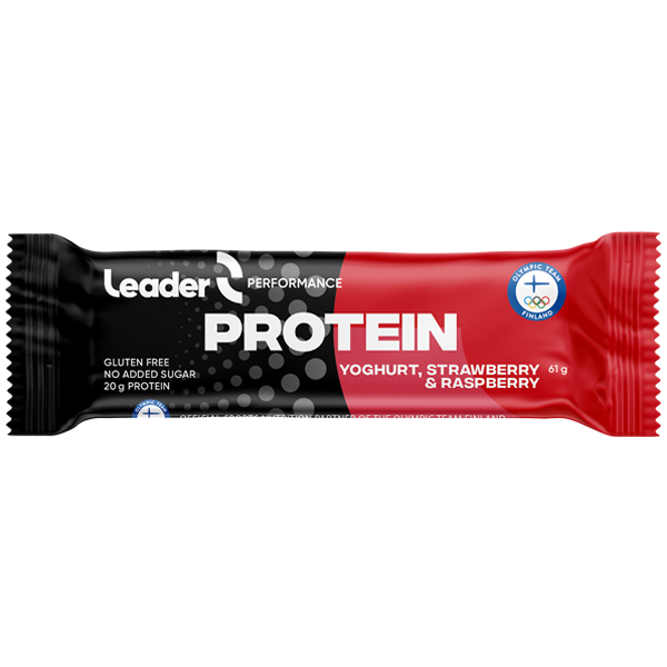 Leader Performance Protein Yoghurt, Strawberry & Raspberry-Leader-Hyvinvoinnin Tavaratalo