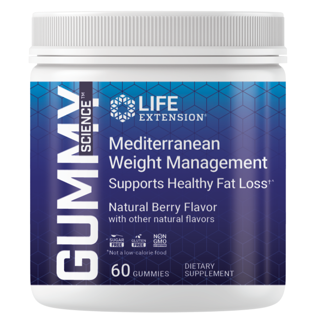 Life Extension Gummy Science Mediterranean Weight Management-Life Extension-Hyvinvoinnin Tavaratalo