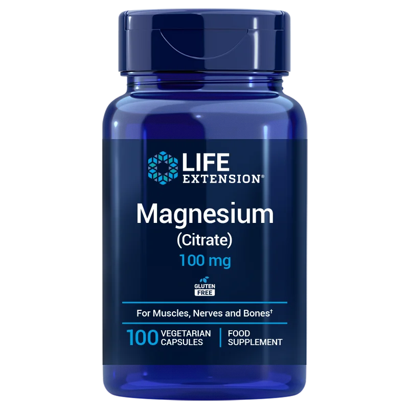 Life Extension Magnesium Citrate 100 mg-Life Extension-Hyvinvoinnin Tavaratalo