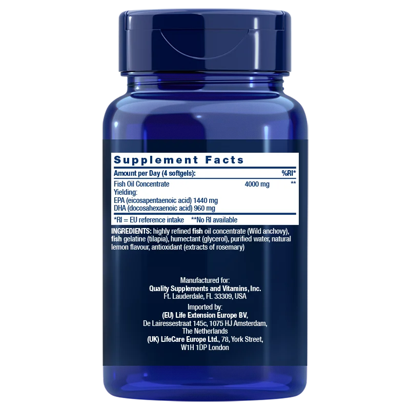 Life Extension Mega EPA/DHA-Life Extension-Hyvinvoinnin Tavaratalo