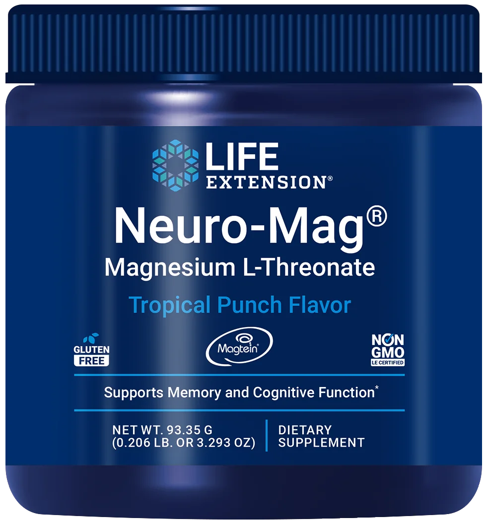 Life Extension Neuro-Mag® Magnesium L-Threonate-Life Extension-Hyvinvoinnin Tavaratalo
