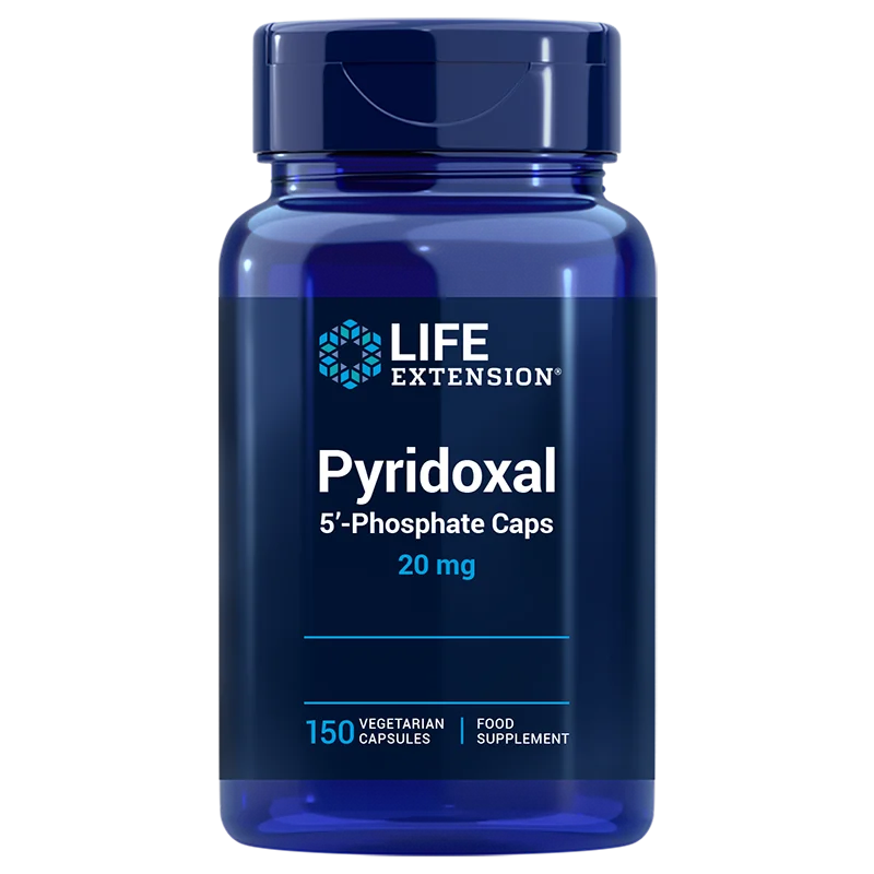 Life Extension Pyridoxal 5-Phosphate Caps 20 mg-Life Extension-Hyvinvoinnin Tavaratalo