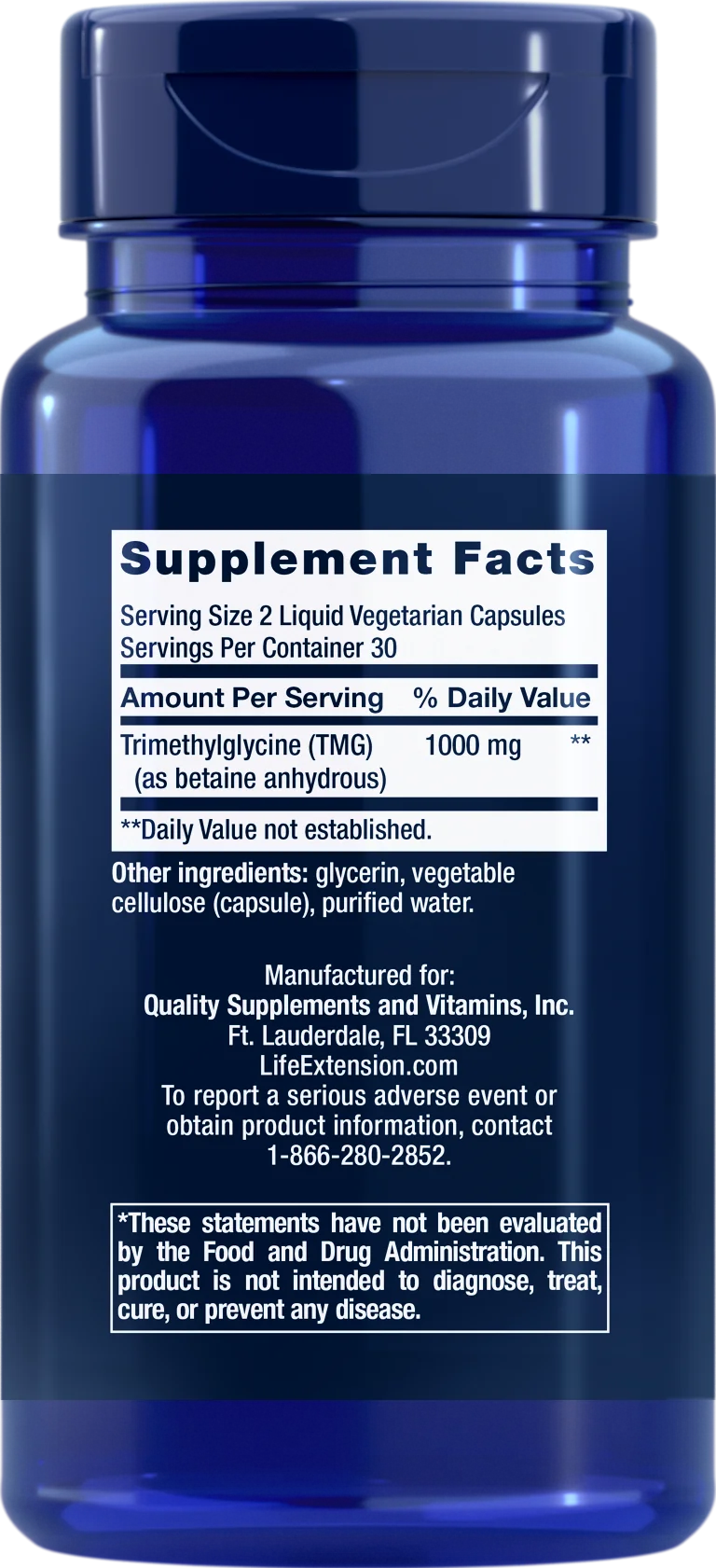 Life Extension TMG-Life Extension-Hyvinvoinnin Tavaratalo