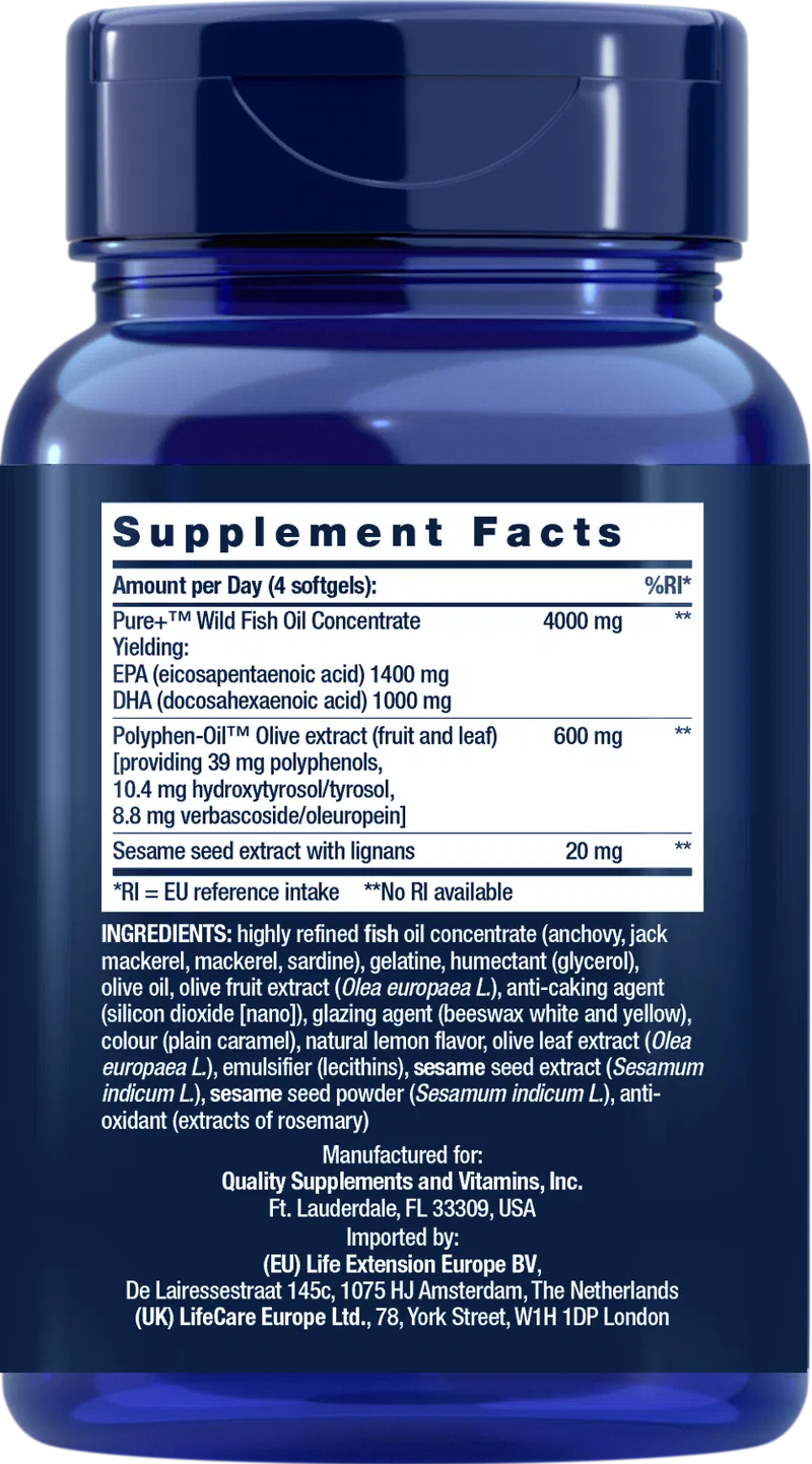 Life Extension Super Omega-3-Life Extension-Hyvinvoinnin Tavaratalo