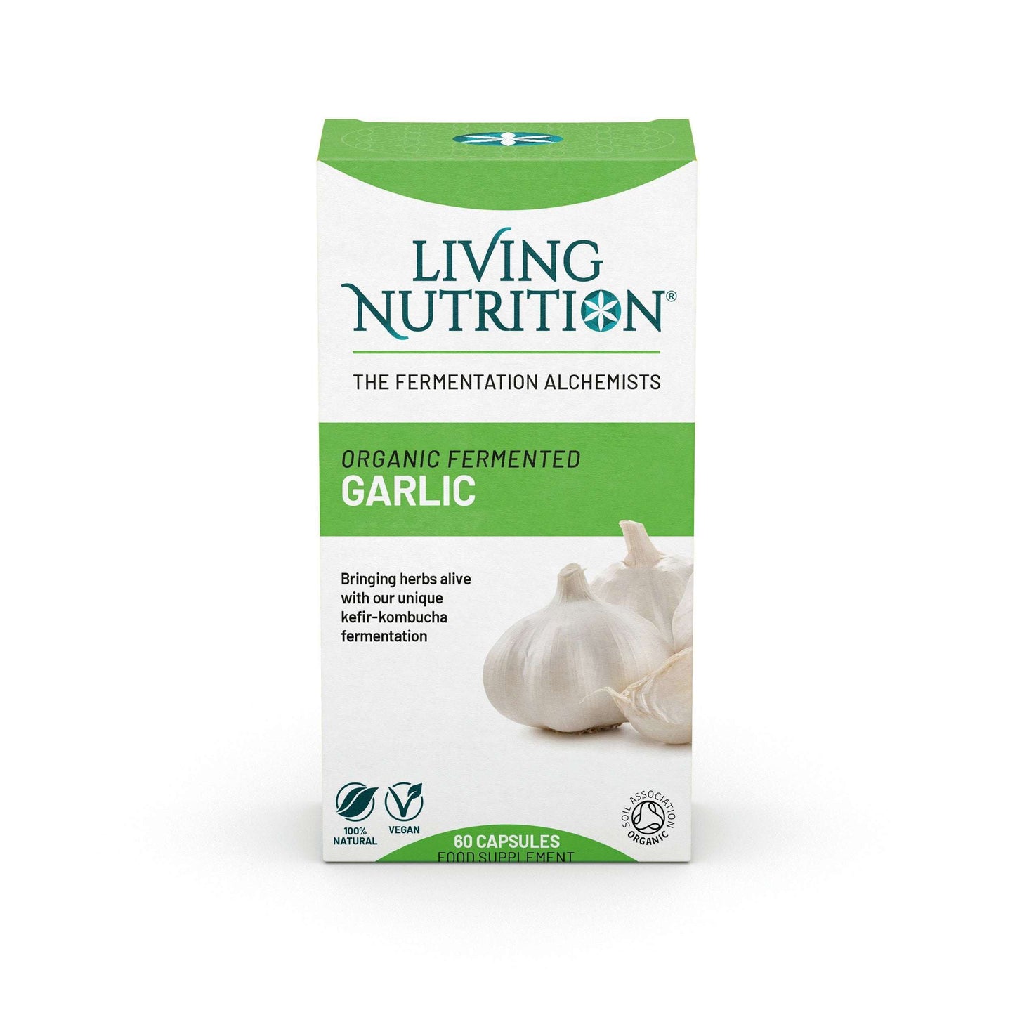 Living Nutrition Fermentoitu Valkosipuli-Living Nutrition-Hyvinvoinnin Tavaratalo