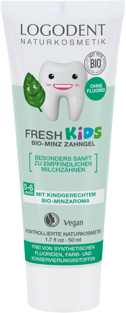 Logona Fresh Kids Hammasgeeli Minttu-Logona-Hyvinvoinnin Tavaratalo