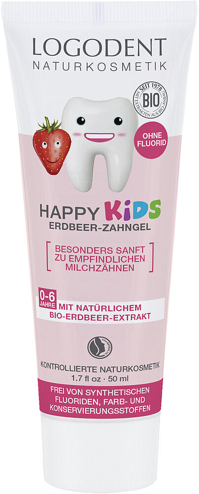 Logona Happy Kids Hammasgeeli Mansikka-Logona-Hyvinvoinnin Tavaratalo