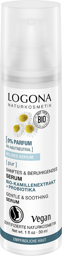 Logona Pur Gentle & Soothing Kasvoseerumi-Logona-Hyvinvoinnin Tavaratalo