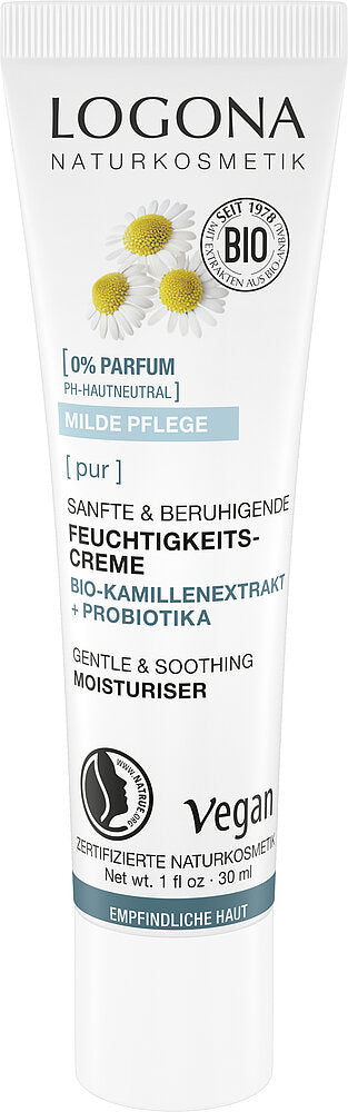 Logona Pur Gentle & Soothing Kasvovoide-Logona-Hyvinvoinnin Tavaratalo