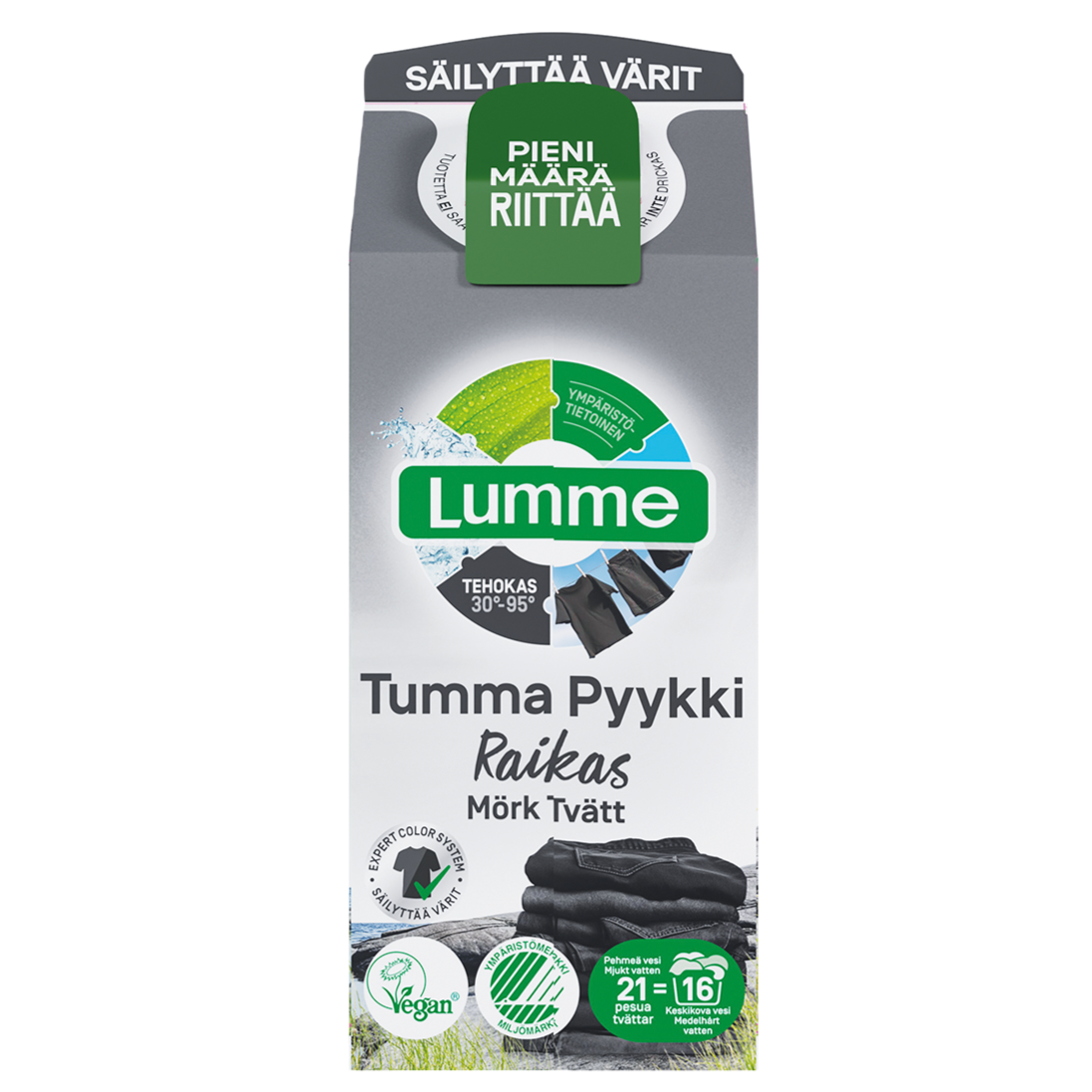 Lumme Pyykinpesuneste Tumma Pyykki Raikas-Lumme-Hyvinvoinnin Tavaratalo
