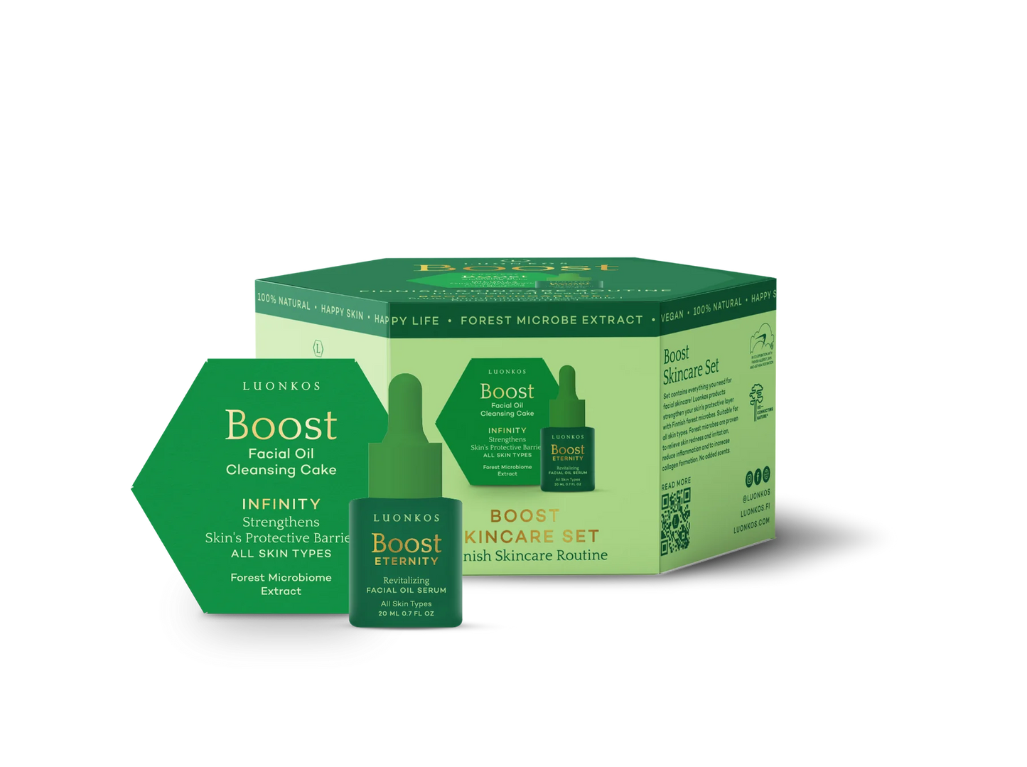 Luonkos Boost Skincare Set-Luonkos-Hyvinvoinnin Tavaratalo