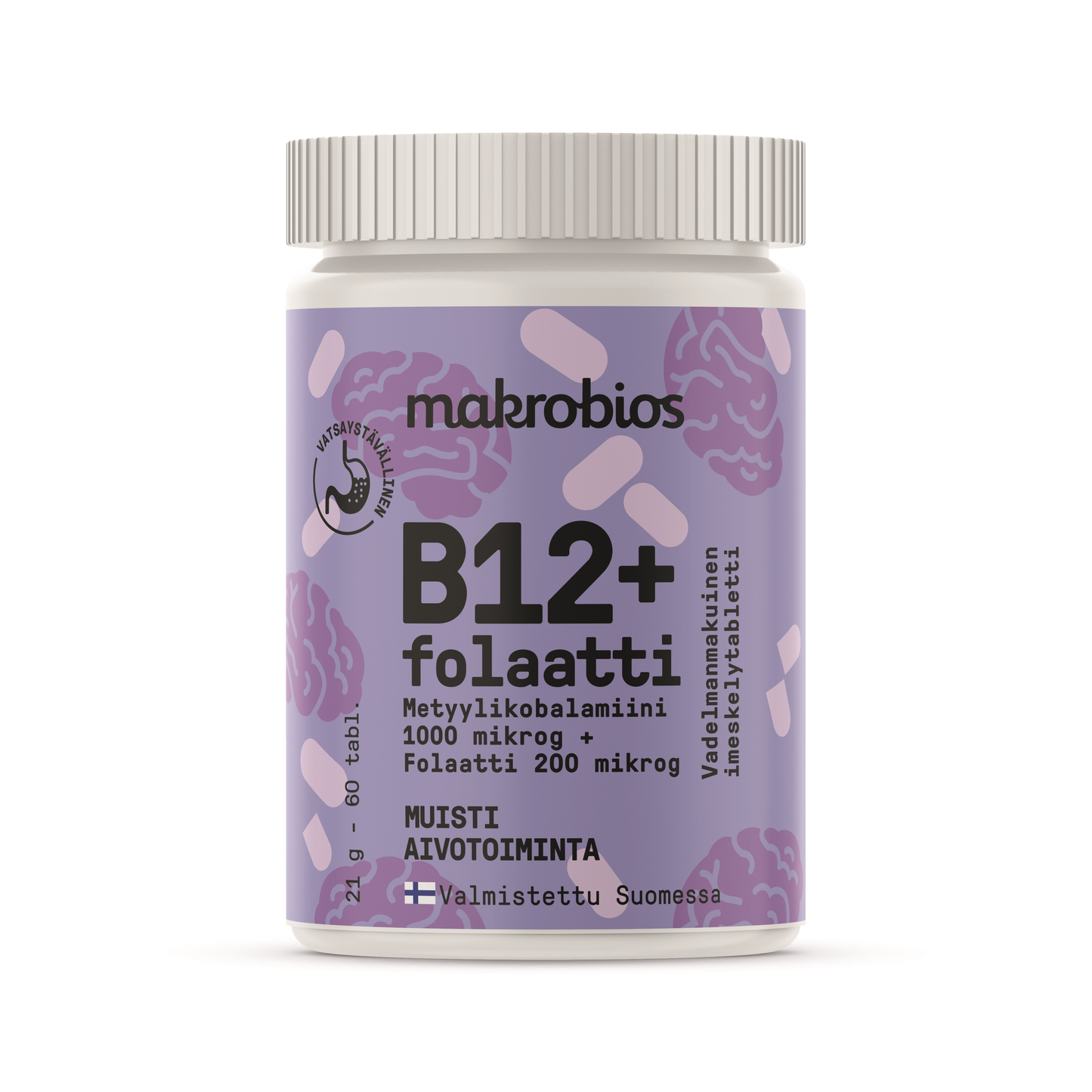 Makrobios B12 + Folaatti-Makrobios-Hyvinvoinnin Tavaratalo