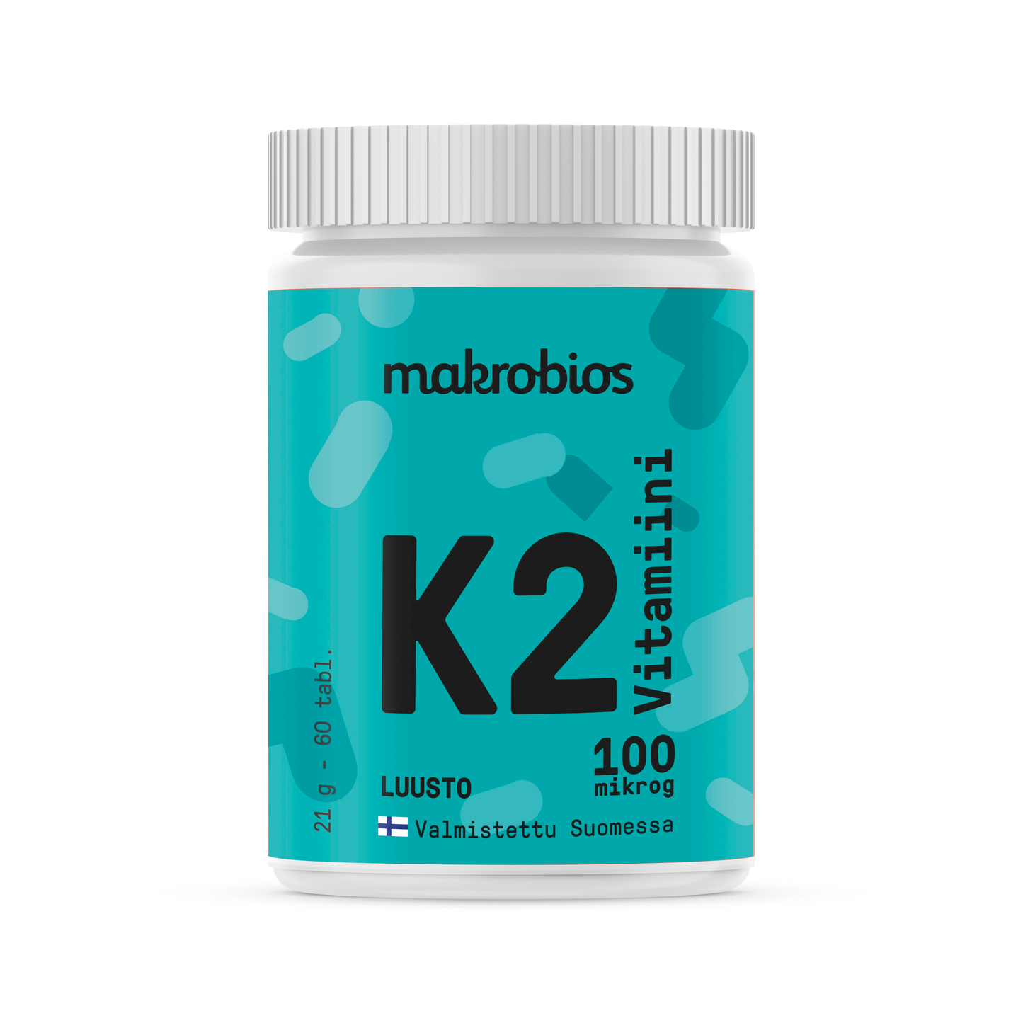 Makrobios K2-vitamiini 100 mikrog-Makrobios-Hyvinvoinnin Tavaratalo