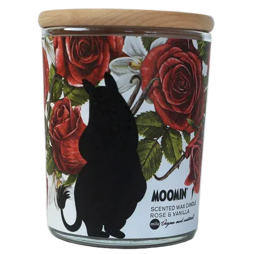MiLu Muumi Tuoksukynttilä Candle Rose & Vanilla