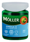 Möller Omega-3 & Vitamiinit A-D-Möller-Hyvinvoinnin Tavaratalo