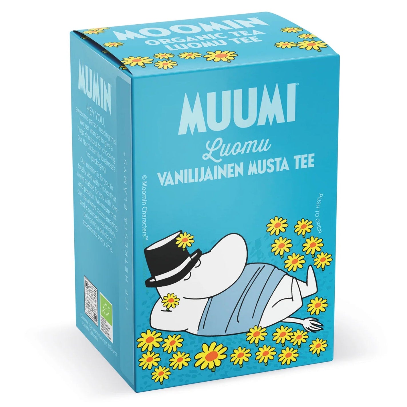 Muumi Luomu Vaniljainen Musta Tee