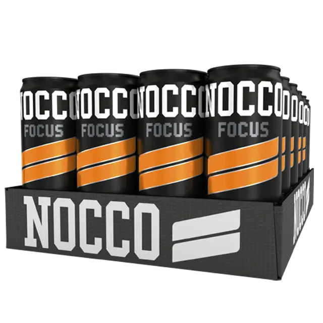NOCCO FOCUS Black Orange Energiajuoma 24-pack