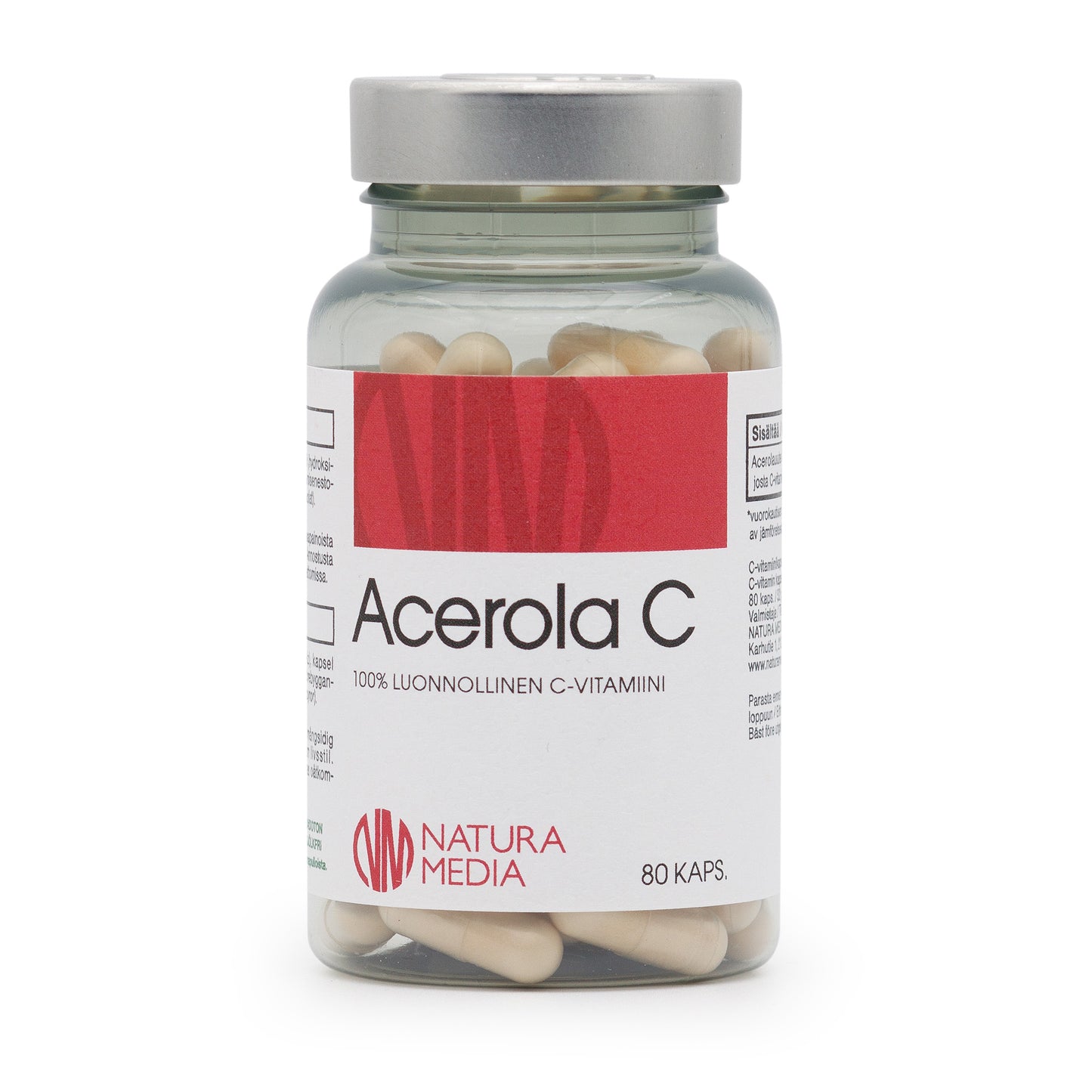 Natura Media Acerola C-Natura Media-Hyvinvoinnin Tavaratalo