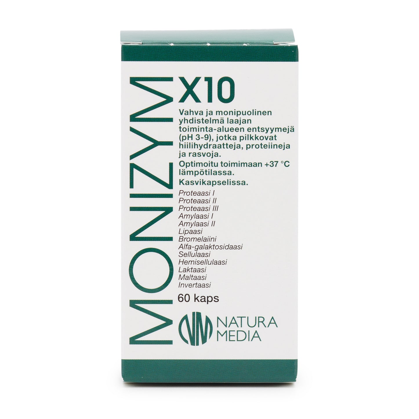 Natura Media Monizym X10-Natura Media-Hyvinvoinnin Tavaratalo