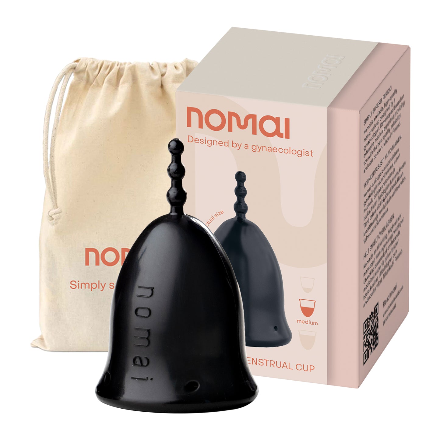 Nomai Kuukuppi Musta-Nomai-Hyvinvoinnin Tavaratalo
