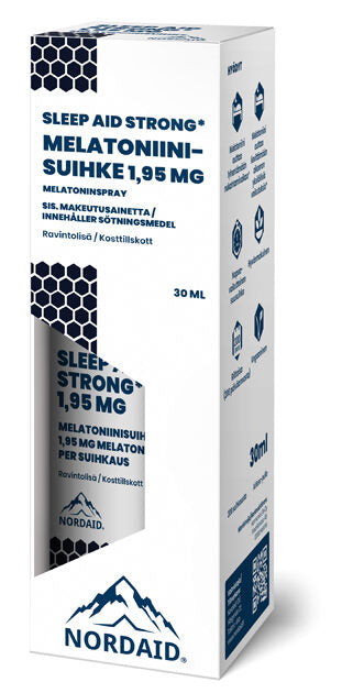 Nordaid Sleep Aid Strong Melatoniinisuihke-Nordaid-Hyvinvoinnin Tavaratalo