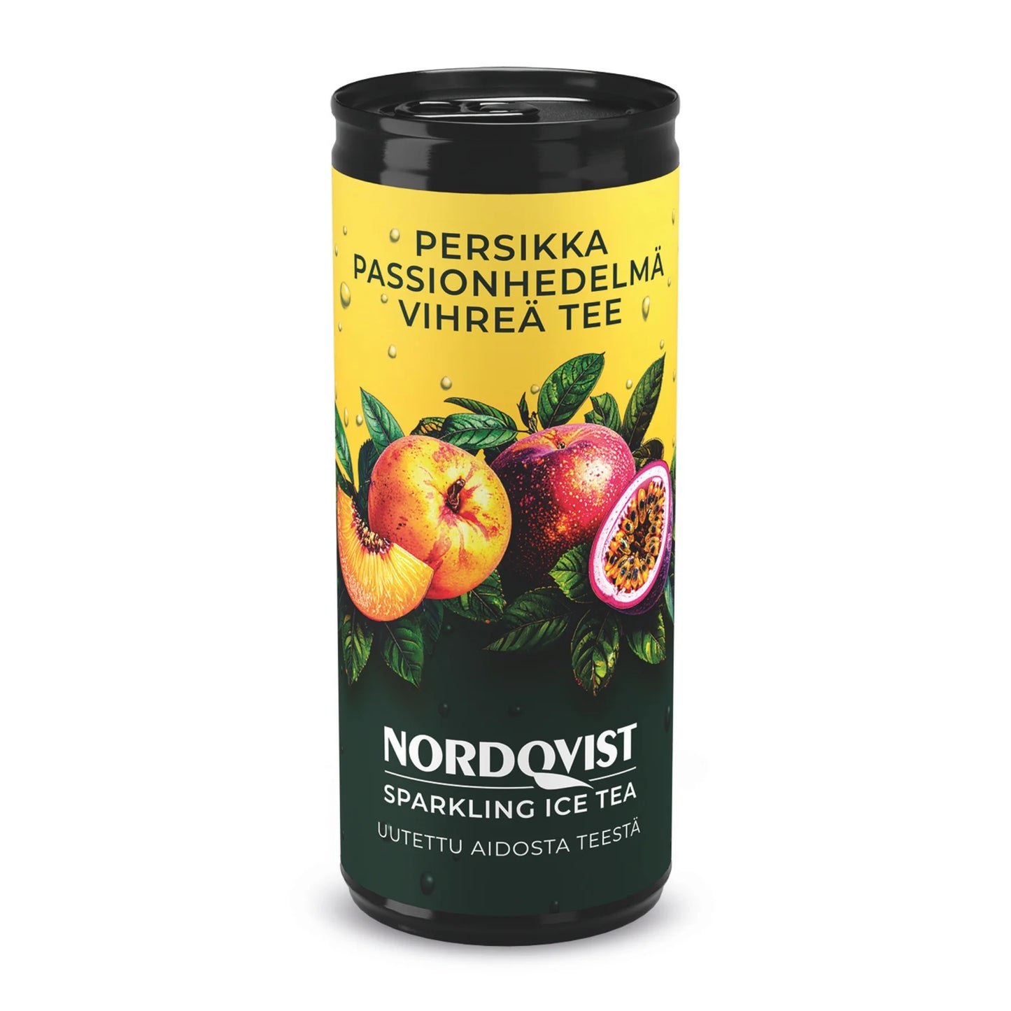 Nordqvist Sparkling Ice Tea Persikka-Passion-Vihreä tee