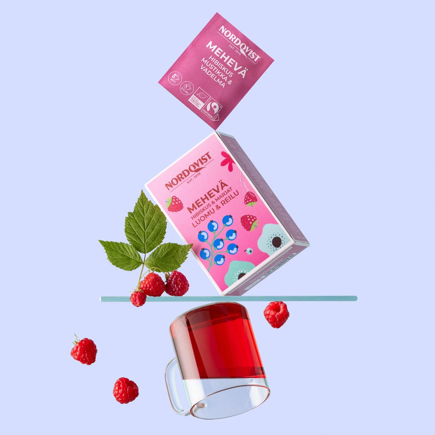 Nordqvist Mehevä Hibiskus & Marjat Luomutee