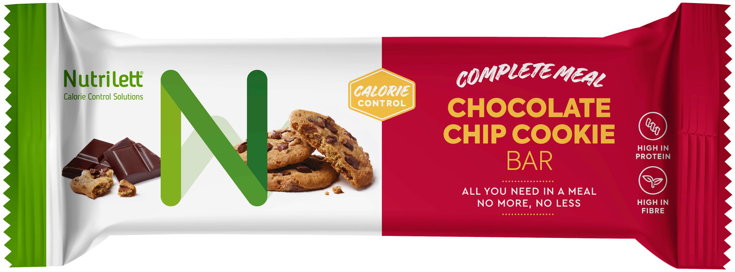 Nutrilett Ateriankorvikepatukka Chocolate Chip Cookie-Nutrilett-Hyvinvoinnin Tavaratalo