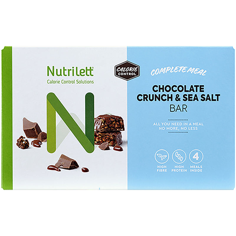 Nutrilett Ateriankorvikepatukka Chocolate Crunch & Sea Salt 4-pack-Nutrilett-Hyvinvoinnin Tavaratalo