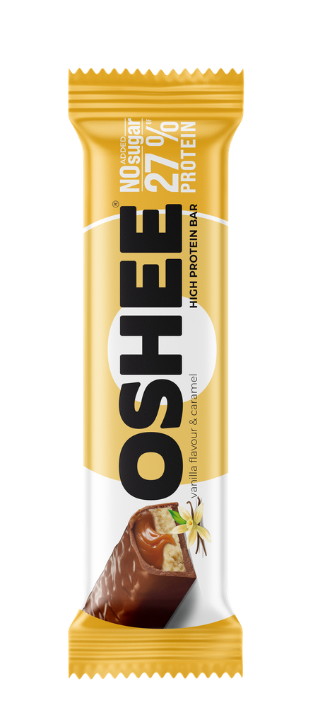 OSHEE Protein Bar Vanilla & Caramel  (Parasta ennen 23.10.2026)