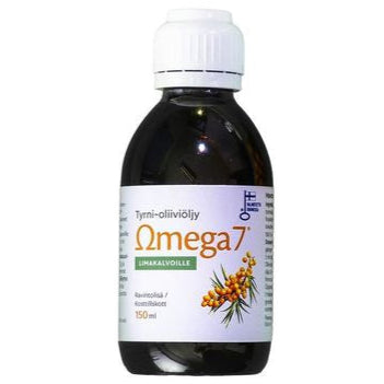 Omega7 Tyrniöljy-Oliiviöljy-Omega7-Hyvinvoinnin Tavaratalo
