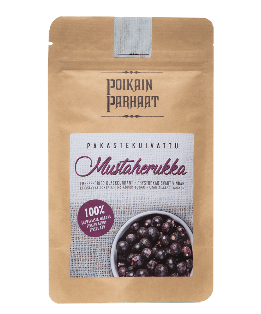 Poikain Parhaat Pakastekuivattu Mustaherukka-Poikain Parhaat-Hyvinvoinnin Tavaratalo