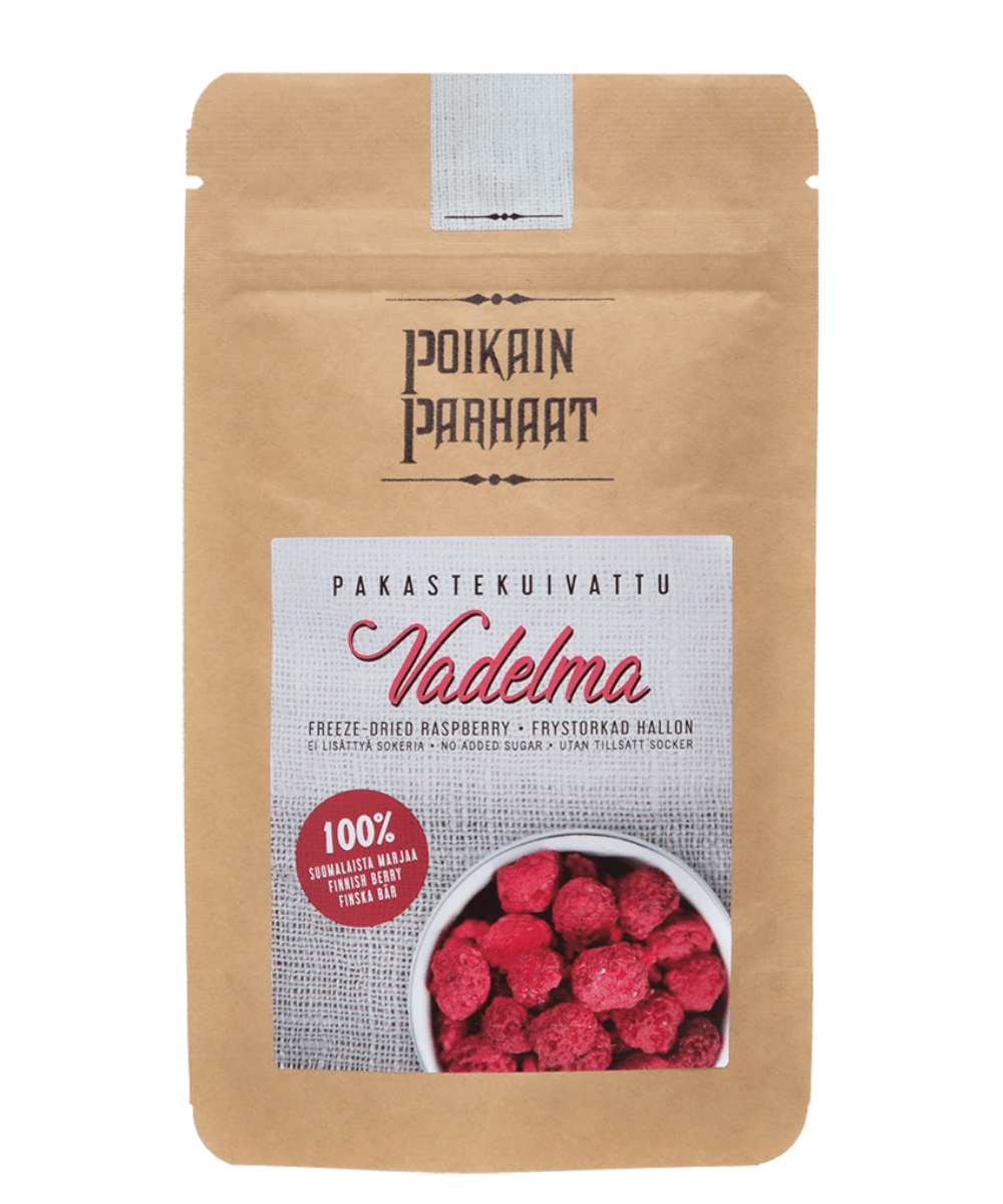 Poikain Parhaat Pakastekuivattu Vadelma-Poikain Parhaat-Hyvinvoinnin Tavaratalo