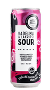 Poikain Parhaat SOUR Vadelma-Lakritsi limonaadi, kirpeä alkoholiton vadelmajuoma, 0,33 l tölkki