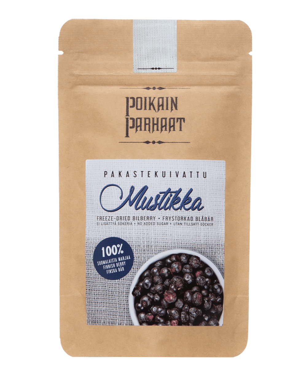 Poikain Parhaat Pakastekuivattu Mustikka-Poikain Parhaat-Hyvinvoinnin Tavaratalo