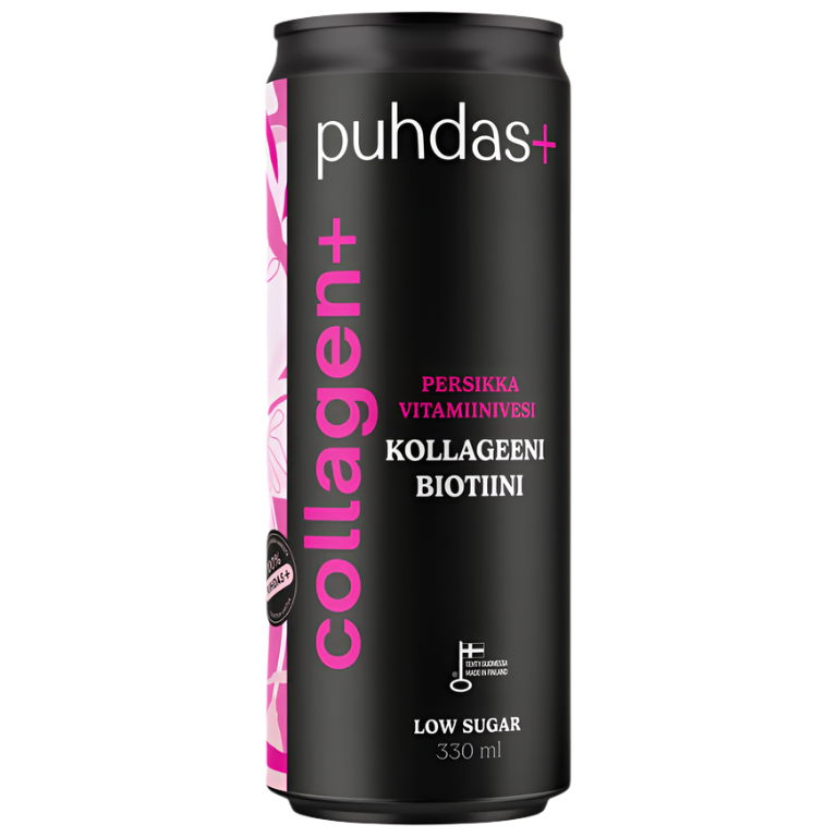 Puhdas+ Collagen+ Vitamiinivesi-Puhdas+-Hyvinvoinnin Tavaratalo