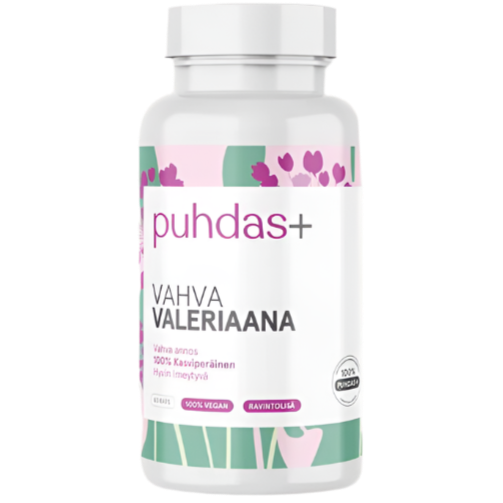 Puhdas+ Vahva Valeriaana 300 mg-Puhdas+-Hyvinvoinnin Tavaratalo