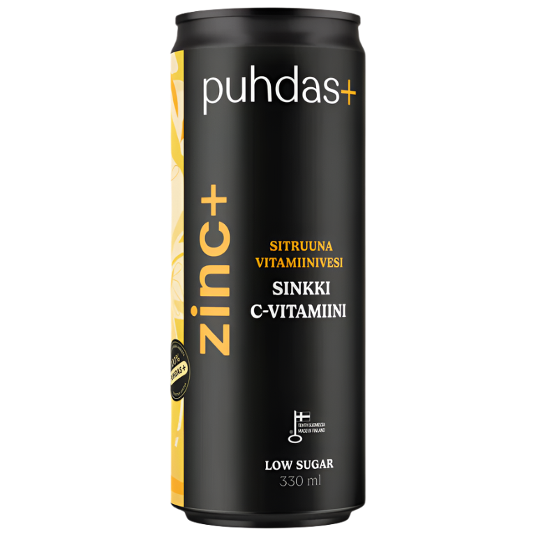 Puhdas+ Zinc+ Vitamiinivesi-Puhdas+-Hyvinvoinnin Tavaratalo