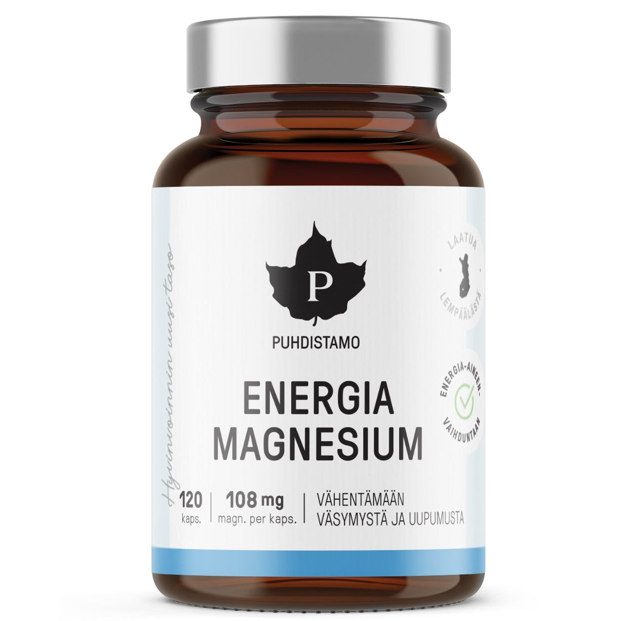 Puhdistamo Energia Magnesium-Puhdistamo-Hyvinvoinnin Tavaratalo
