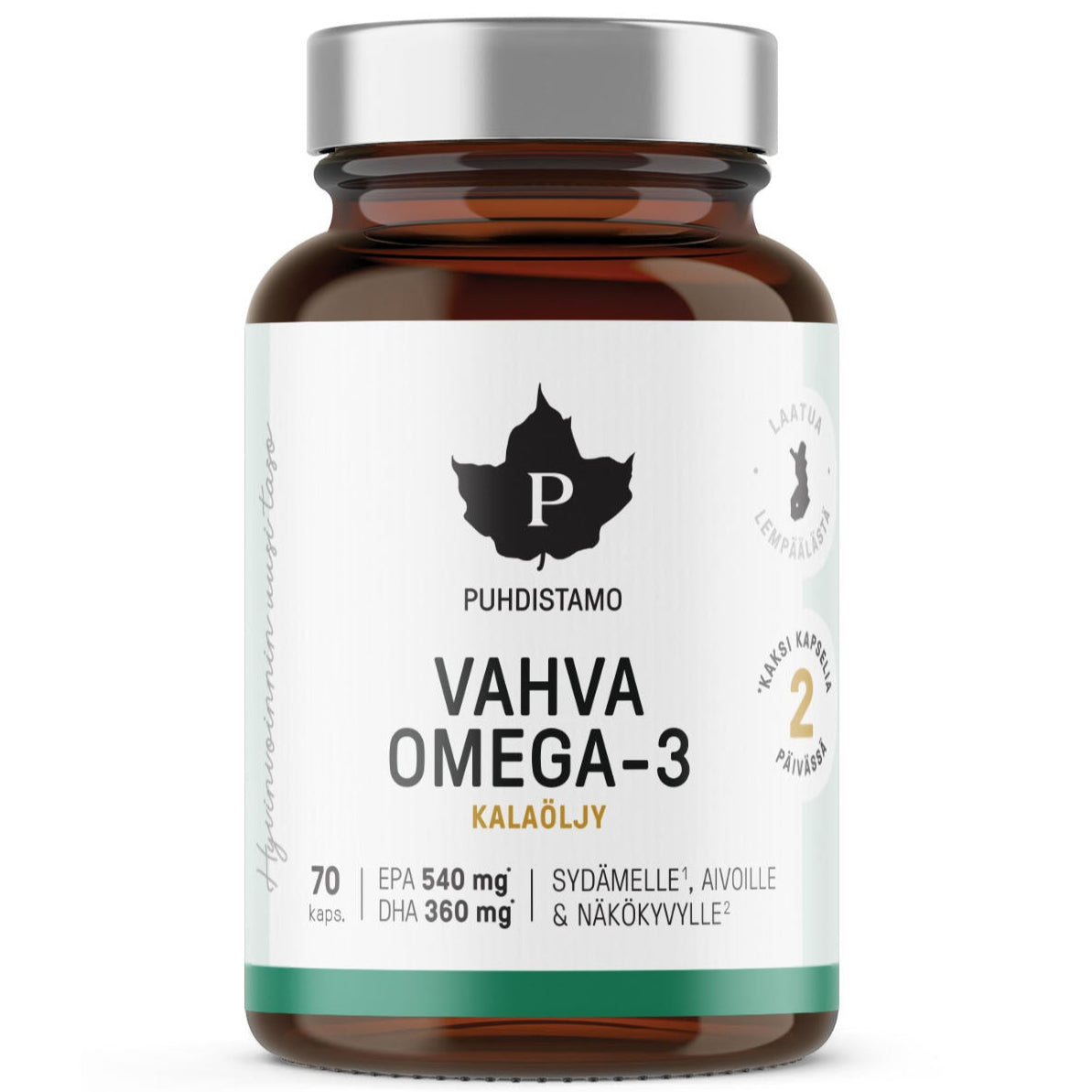 Puhdistamo Vahva Omega-3-Puhdistamo-Hyvinvoinnin Tavaratalo