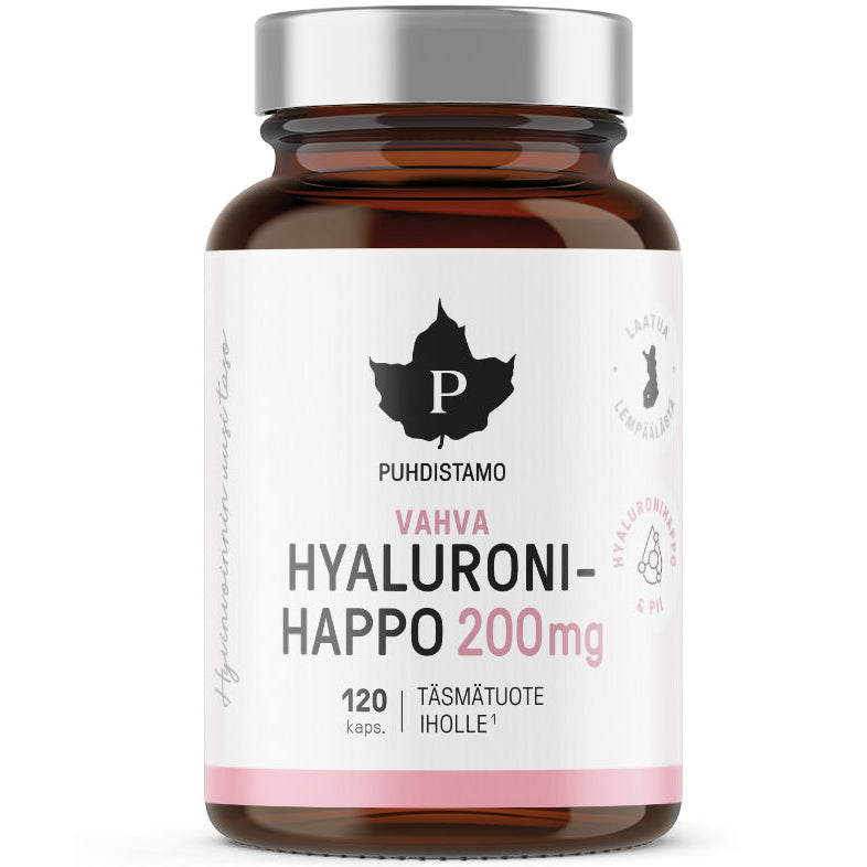 Puhdistamo Vahva Hyaluronihappo-Puhdistamo-Hyvinvoinnin Tavaratalo