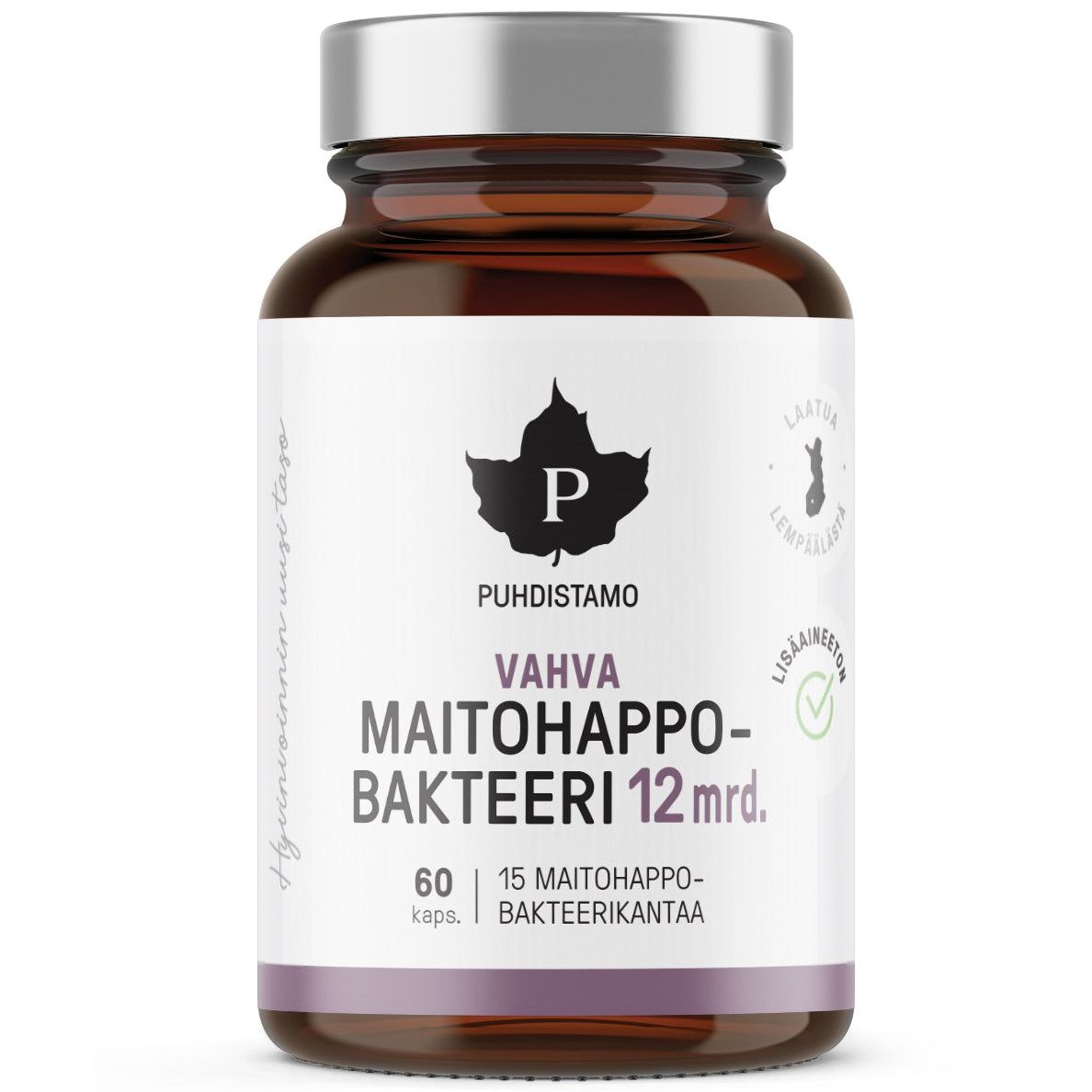 Puhdistamo Vahva Maitohappobakteeri 12 MRD-Puhdistamo-Hyvinvoinnin Tavaratalo