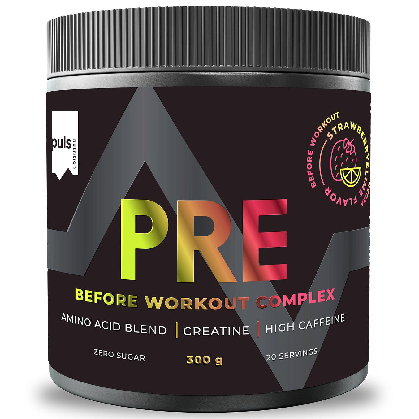 Puls Pre-Workout Complex Strawberry & Lime