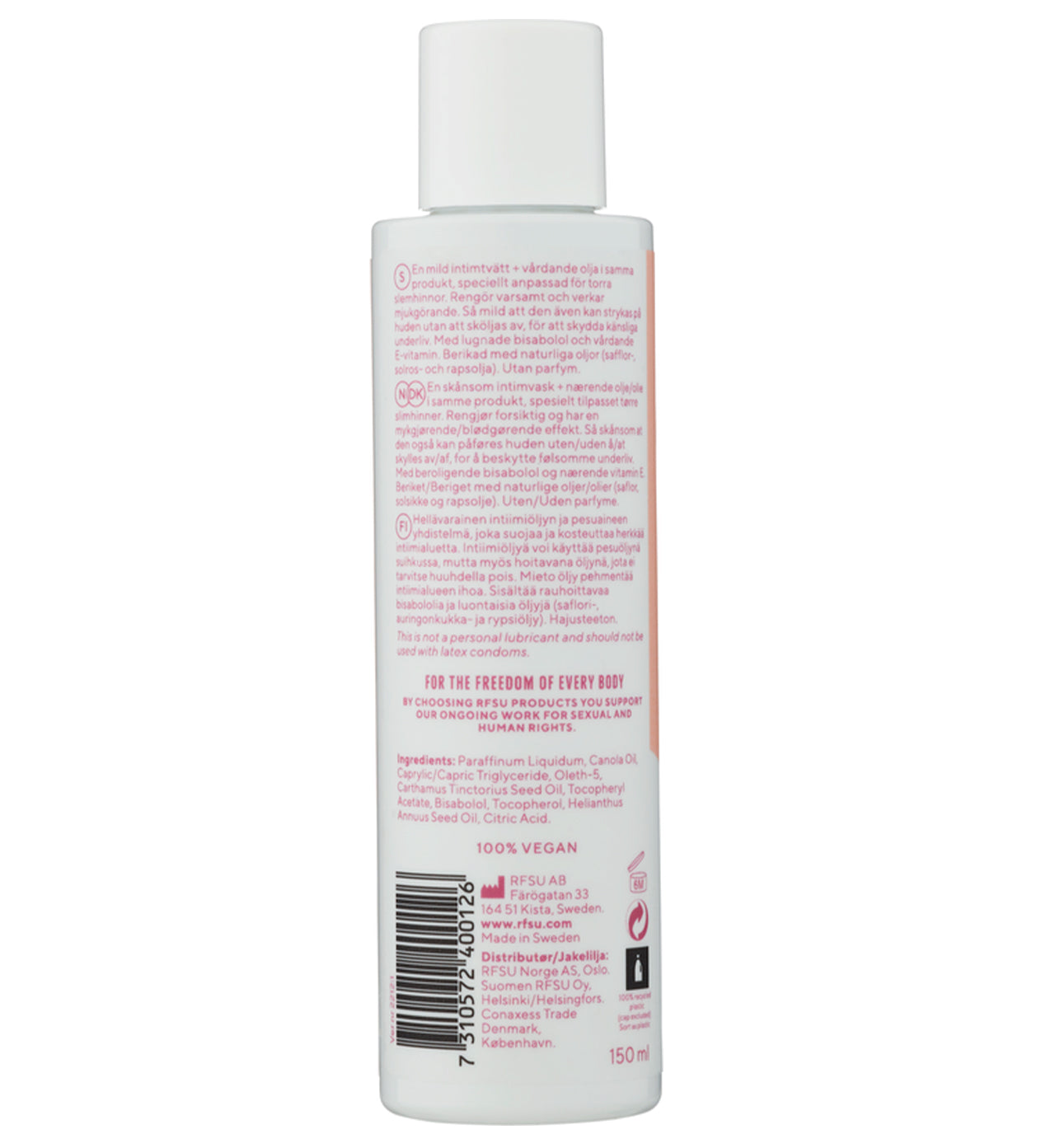 RFSU Intim Wash Oil