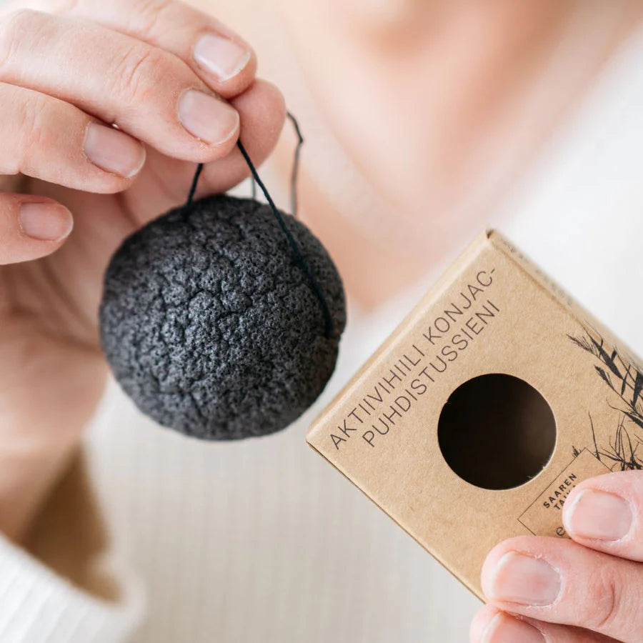 Saaren Taika Ecolution Aktiivihiili Konjac Puhdistussieni-Saaren Taika-Hyvinvoinnin Tavaratalo