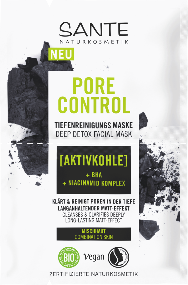 Sante Pore Control Syväpuhdistava Kasvonaamio-Sante-Hyvinvoinnin Tavaratalo